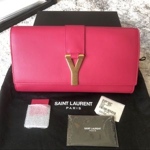 Saint Laurent YSL Sac Ligne Y Clutch